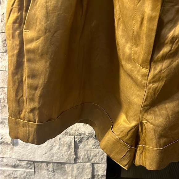 J. Crew high waist bronze colored sateen shorts size 2 - Picture 6 of 13